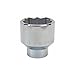 SK Professional Tools 40146 1/2 in. Drive 12-Point Fractional Standard Chrome Socket - 1-7/16 in., Cold Forged Steel Socket with SuperKrome Finish, Made in USA