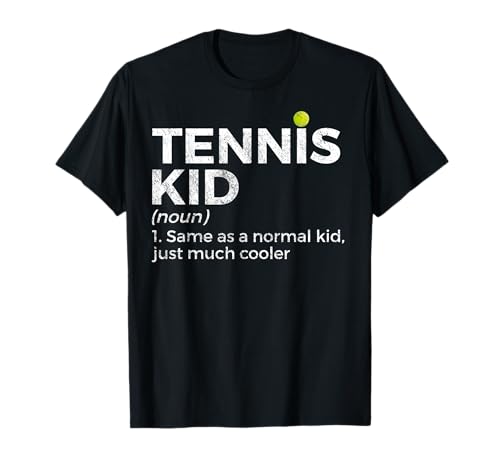 Funny Tennis Kid Definición Jugador de tenis Camiseta