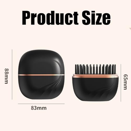Mini plancha de pelo y peine inalámbrico portátil 2 en 1 miniatura 2