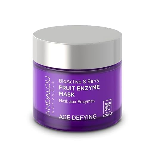 Andalou Naturals Bioactive 8 Berry Fruit Enzyme Mask, 1.7 Ounce