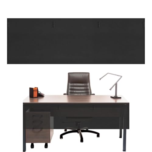Panel de privacidad debajo del escritorio autoadhesivo panel modesty de 160 x 40 cm marca Postaz 2