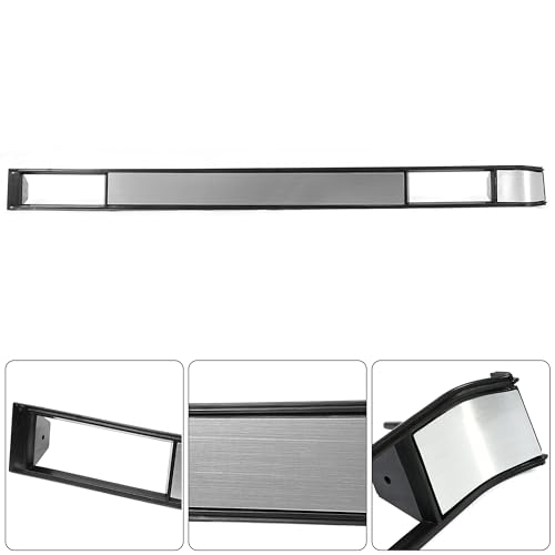 ECOTRIC Dash AC Vent Plate Air Condition Cover Compatible with 1981-1991 Chevy Pick Up Blazer Suburban GMC Jimmy 1981-1987 Chevrolet Silverado C10 Silvery Plastic by ECOTRIC - Used condition - Image 9