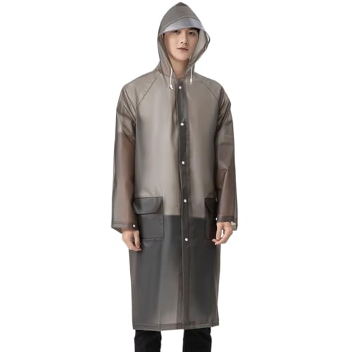 Poncho impermeable con capucha unisex y protección completa para lluvia