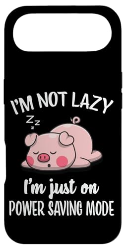 Mens Womens Kids Lazy Power Saving Cute Show Pig Lover �X�}�z�P�[�X iPhone Air �p