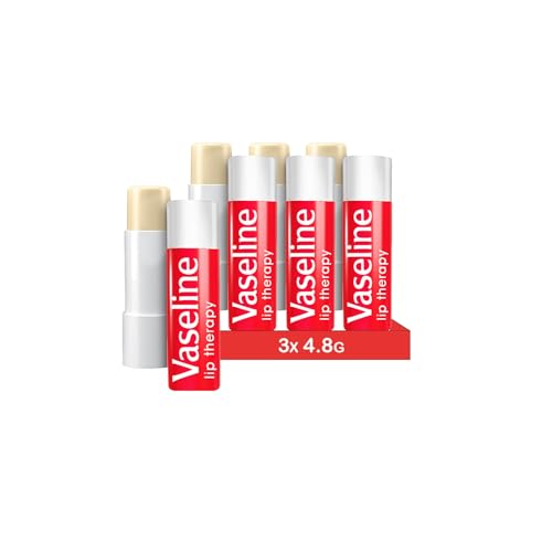 Vaseline Lip Therapy Rosy - Bálsamo labial tintado con almendra y aceite de rosa (3 unidades)
