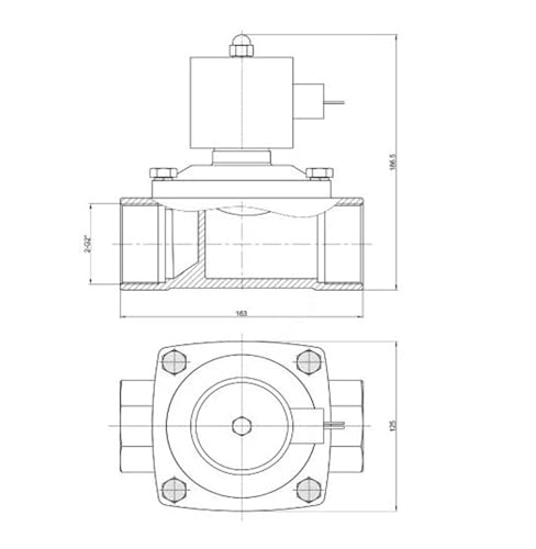 Électrovanne 220V CA 2 voies acier inoxydable 304 série 2S