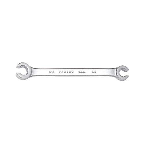 Stanley Proto J3764T Proto 3/8-Inch by 7/16-Inch Satin Flare-Nut Wrench, 12 Point