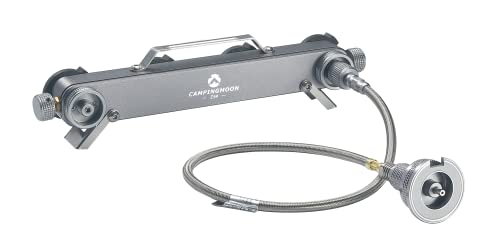 キャンピングムーン(CAMPING MOON) CB缶 ガスユニット 4本連結式 ガスステーション スリム型 ホース付き Z54 Z13M Z17