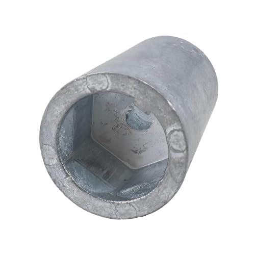 Hélice hexagonale en zinc AB Tools pour axe d'anode sacrificielle de bateau