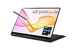 2021 LG Gram 16'' Ultra-Lightweight 2-in-1 Laptop, WQXGA IPS Touch with Pen, Intel Evo i7-1165G7 Processor and Iris Xe Graphics, Thunderbolt 4, Accessory-Card (16GB RAM | 1TB PCIe SSD)