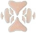 Nurse Hatty (Multi 7-Pack) – New & Improved - 2 Sets Each of Reusable Chest & Forehead & 3 Pairs Crow's Feet (Eyes) Anti-Aging Anti-Wrinkle Silicone Care Pads