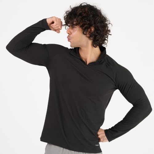 Image of Men's Cuddle Tee | TerraSoft Ultra Soft, Sweat-Wicking & Odour-Proof T-Shirt for Gym, Walks, Runs & Everyday Wear | Performance Tee with Cotton-Like Comfort