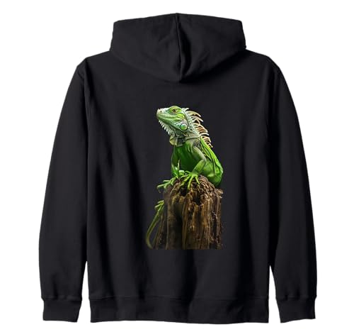 Lizard Iguana Cool Reptile Graphic - Hombres, mujeres, niños, niñas Sudadera con Capucha