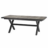 keramik gartentisch Länge 200 cm (ausziehbar auf 260 cm)