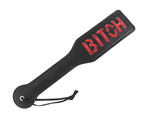 SM Paddel aus Leder,Bondage & SM Leder，SM Paddel Spanking，Leder peitsche， Paddel Flogger Cosplay Sexspielzeug，für Paare Pärchen Fetisch Cosplay