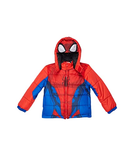 Dreamwave Baby Boy's Spiderman Puffer Jacket (Toddler) Red 2T Toddler