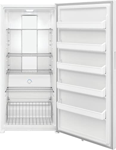 Frigidaire Ffuf2021Aw 33 Inch Freestanding Upright Freezer With 20 Cu. Ft. Capacity, Field Reversible Doors, Right Hinge, Automatic Defrost, Door Ajar Alarm, Led Lighting In White #TOP1