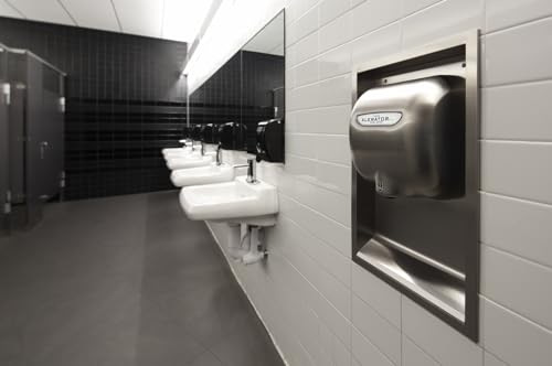XLERATORECO Hand Dryer with Electrostatic HEPA (eHEPA) Filtration, High-Speed, Energy-Efficient, 110 Volts, XL-C-ECO-H-110V
