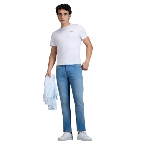 Image of Pepe Jeans Men's Jeans | Slim Fit | Mid Rise | Stretchable