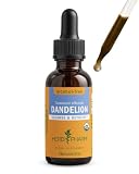 Herb Pharm Dandelion Alcohol Free Extract: Organic Dandelion Supplement, Glycerite, Fast-Absorbing, Cleansing & Detoxification Process Support, Vegan, Non-GMO, 1 oz*