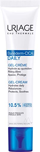 Uriage Cica-Daily Reparierende Gel-Creme mit Centella Asiatica, Hyaluronsäure & Kupfer-Zink - Regeneriert, Schützt und Stellt die Haut Wieder Her - 96% Inhaltsstoffe Natürlichen Ursprungs - 40m