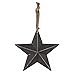 CWI Gifts 4-Piece Barn Star Wall Décor Set, 5.5-Inch, Antique Black