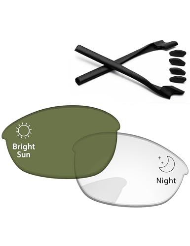 Image of Replacement Lenses & Rubber Kits for Oakley Half Jacket 2.0 OO9144 62mm - Precision Fit, UV Block, Impact Resistant