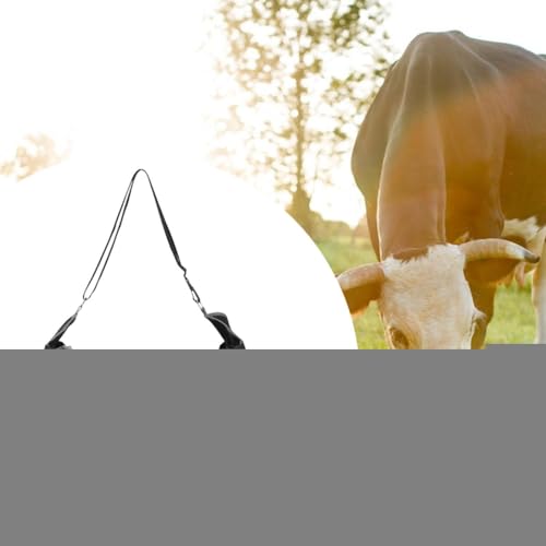 oshhni Saco de feno para cavalo alimentador de alimentação lenta Fácil penduramento da parede de fen