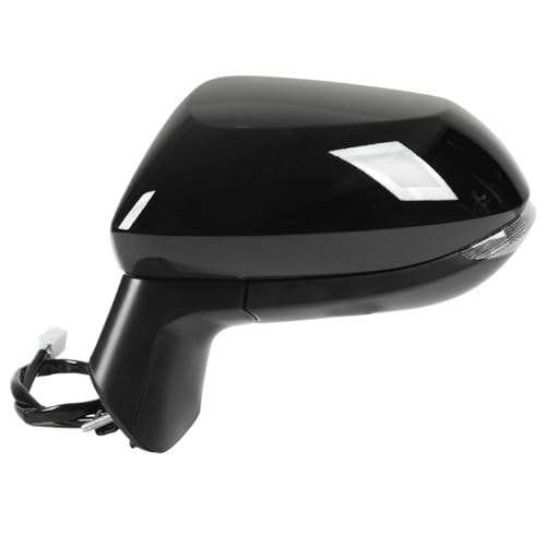 Rétroviseur électrique avec clignotant pour Corolla E210 coque noire brillante