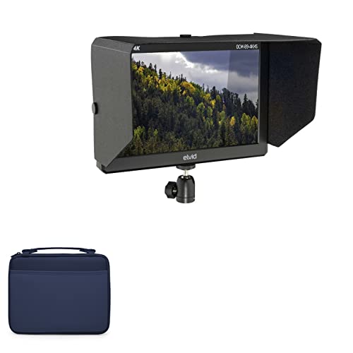 BoxWave Case Compatible with Elvid OCM-89-4KHS - Hard Shell Briefcase, Slim Messenger Bag Briefcase Cover Side Pockets - Navy