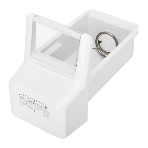 Upgraded WPW10558424 Refrigerator Ice Bucket for Whirlpool Ice Maker Replacement Compatible with Whirlpool Kenmore Maytag Amana Ice Maker WRS322FDAM04 WRS321SDHZ08 WRS321SDHZ05 WRS321SDHZ01