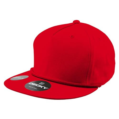 Snapback 5 panneaux haut de gamme en coton structuré robuste