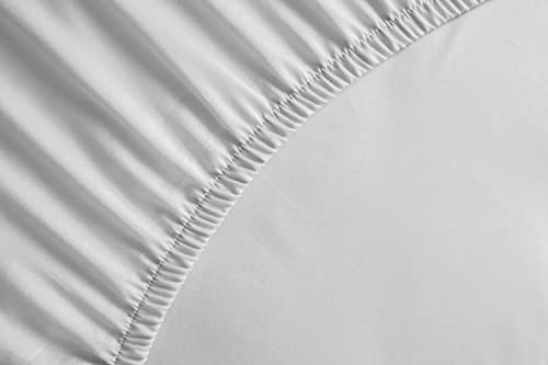 Pointehaven 525 Thread Count 100% Long Staple Cotton Oversized Deep Pocket Super Soft Sateen 4 Pc Sheet Set, White #TOP5