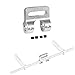 AMK 1/10 Modular Fairlead Aluminum Modular Fairlead for 4.5mm Tube Bumper 1/10 RC Crawler Scale Winch LCG Chassis Comp Builds Power Wagon Cliffhanger Body (1/10 Modular Fairlead Silver)