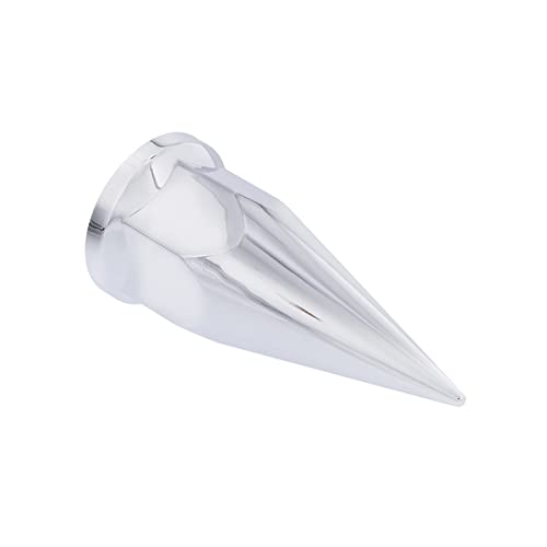 United Pacific 10570 33Mm X 4 7/8” Chrome Plastic Super Spike Push-On Nut Covers, 33Mm Push-On Lug Nut Fitting, Truck Accessories - Pack Of 10 #TOP2