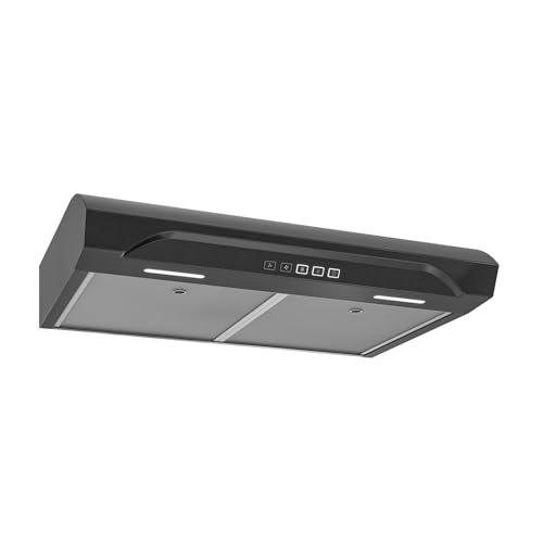 Alta 30-Inch 350 CFM Range Hood with Blower, Black Stainless