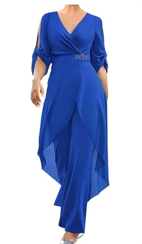Mother of The Bride Pant Suits for Wedding Chiffon Formal Outfits Grandmother Dresses Women's Jumpsuit3
