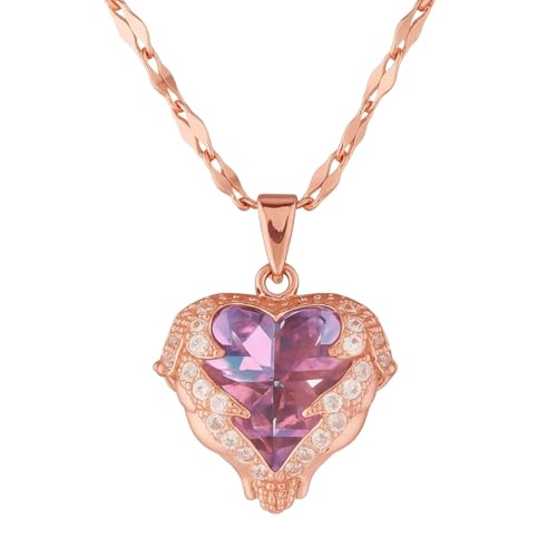 XYPHIELLE �`�^���X�`�[���l�b�N���X �y���_���g "Heart of the Sea" �}���`�J���[, ���[�Y�S�[���h