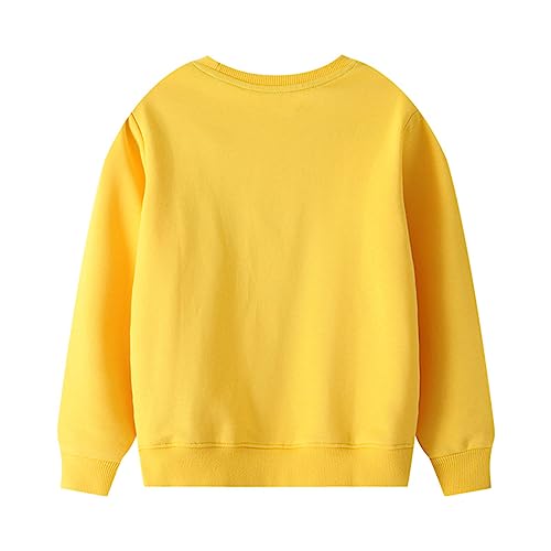 Image of HILEELANG Toddler Boy Sweatshirts Crewneck Long Sleeve Pullover Cotton Graphic Christmas Clothing