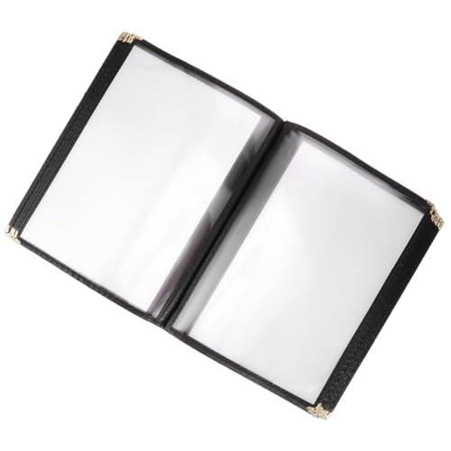 Alipis 14 Recipe Book Binder Holder Menu Folder Transparent Wedding The Restaurant Menu Covers Number Menu Book for Restaurant Clear Menu Covers Menu Books Menu Cover Restaurant