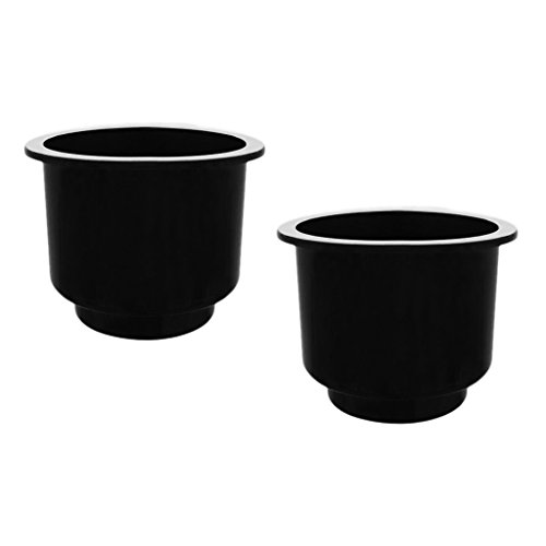 Portavasos plástico negro para auto barco 2 niveles miniatura 5