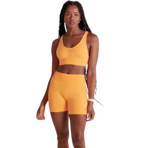 Short Lupo Feminino 71144 Sem Costura Microfibra Esportes Beach Tennis Compressão Academia Corrida V