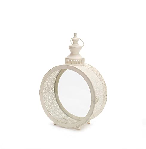 Melrose International Cream 17-Inch Lantern