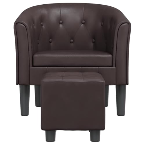 Sillón Tub Plegable Marrón miniatura 5