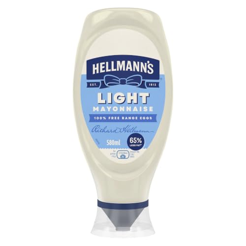 Hellmanns Light Mayonnaise 580 ml (Pack of 1)