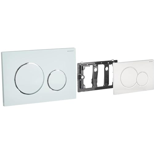 Plaque de commande Geberit insonorisée pour WC suspendu