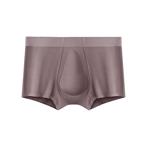 Calzoncillos tipo bóxer de algodón para hombre, cómodos, sin etiquetas, transpirables, antibacterianos, sin bragueta, elásticos, ajuste clásico, pantalones deportivos, B, XXL