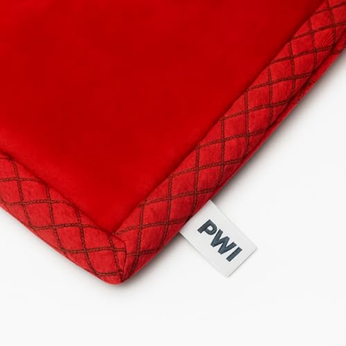 Image of PWI Baby Wrapper Blanket for Newborn | Ultra Soft Cloudy Fabric | Double Layer for All-Season Use | 80x110 cm | Swaddle Blanket for 0-3 Years (Red)