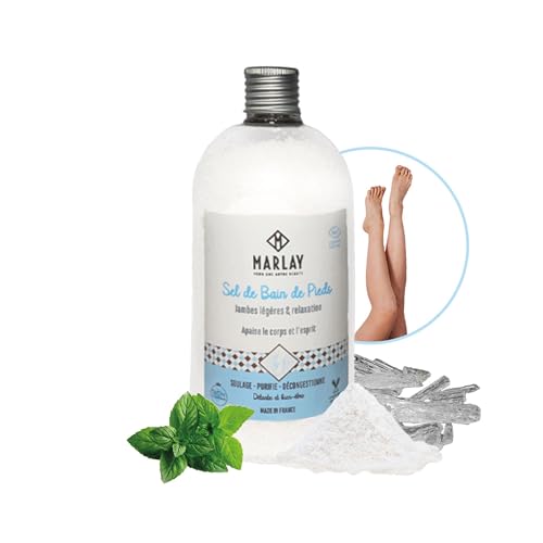 Sel de Bain pour Pieds Marlay - Sel Marin & Menthe 600g