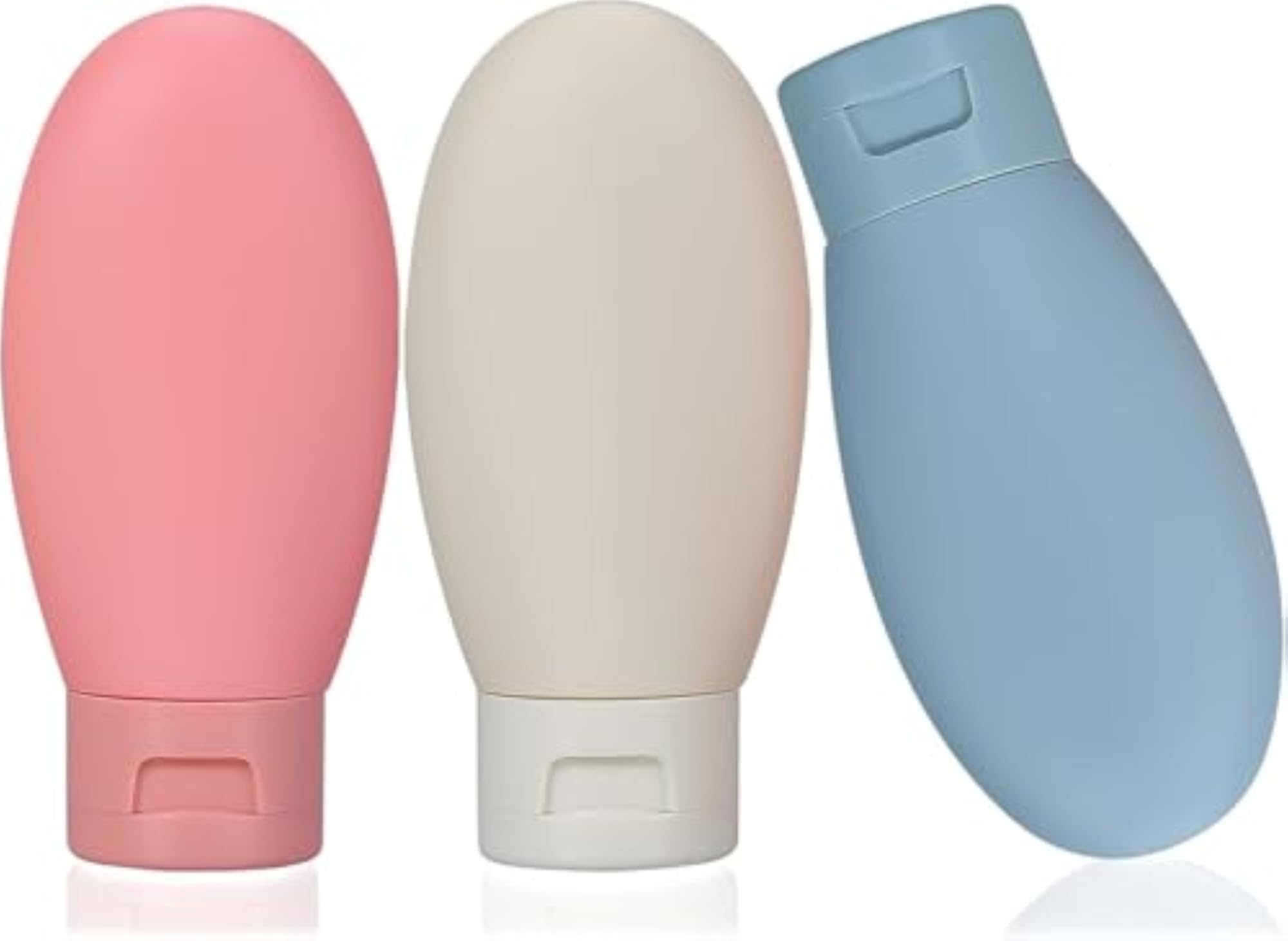 Travel Bottle, 3 Pcs Leak Proof Refillable Squeezable Containers Set